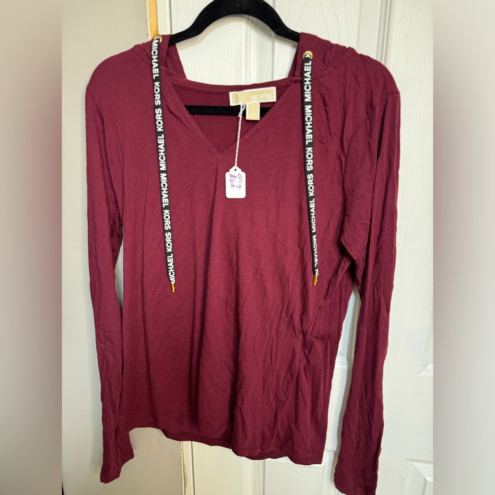 MICHAEL KORS HOODIE LONG SLEEVE SHIRT